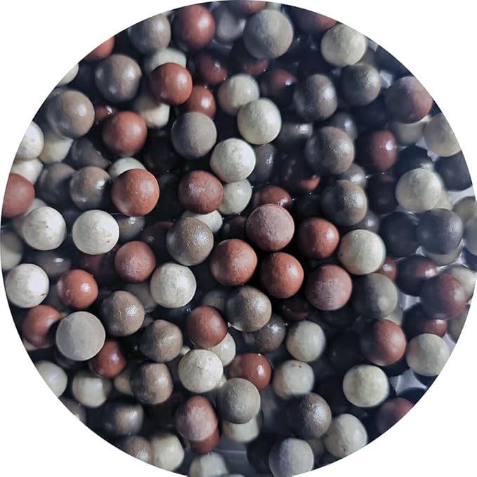 Colorful Leca Clay Pebbles 2LBS for Plants 8-10mm Natural Organic Leca Balls Indoor Potting Garden Soil for Orchid, Succulents, Hydroponics, Decoration, Drainage (Colorful-2, 2 lbs)
