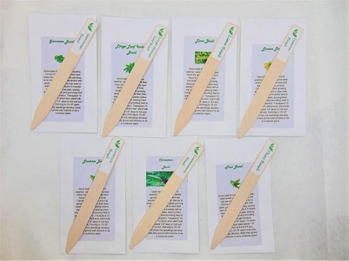 Ultimate Basil Lovers Seed Collection - 7 of Our Most Tasty Basil Seeds - Non-GMO - Country Creek LLC