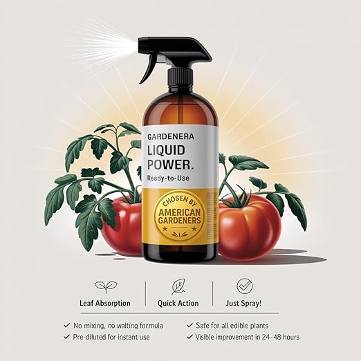 Liquid Power Mushrooms Fertilizer Spray – Ready-to-Use Liquid Plant Food for Mushrooms – Premixed, Easy Application – Fast-Acting Formula for Growth, Roots & Yield – Indoor & Outdoor Use – 8 oz