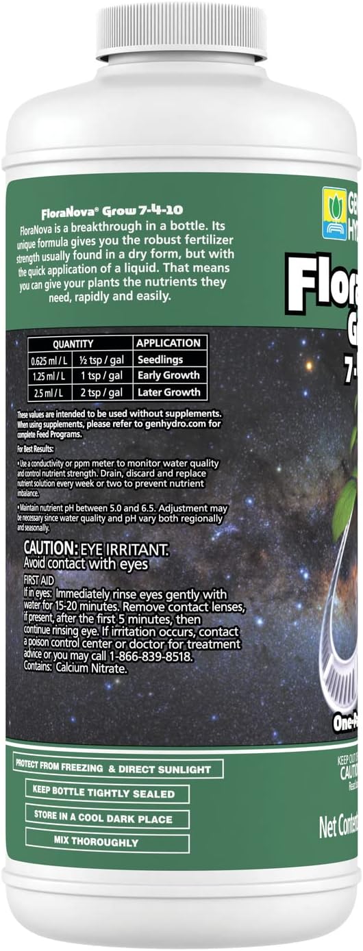 General Hydroponics GH1622 Fertilizer, 1 Quart
