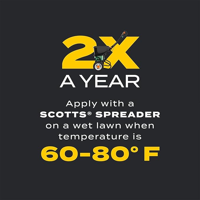 Scotts Turf Builder Triple Action1 - Weed Control, Lawn Weed Killer, Crabgrass Preventer, and Grass Fertilizer for Lawns, Covers 4,000 sq. ft., 11.31 lb.