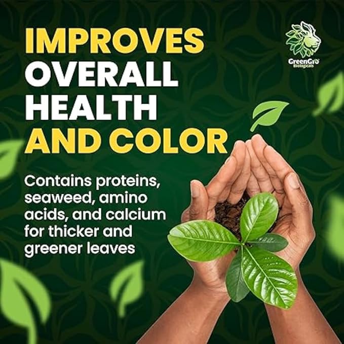 GreenGro Green Aminos - 3oz Rooting Stimulator Blend with Amino Acids and Nutrients for Potting Mix, Soils, Cuttings, and Hydroponic Gardens, Organic Plant Food for Indoor and Outdoor Plants
