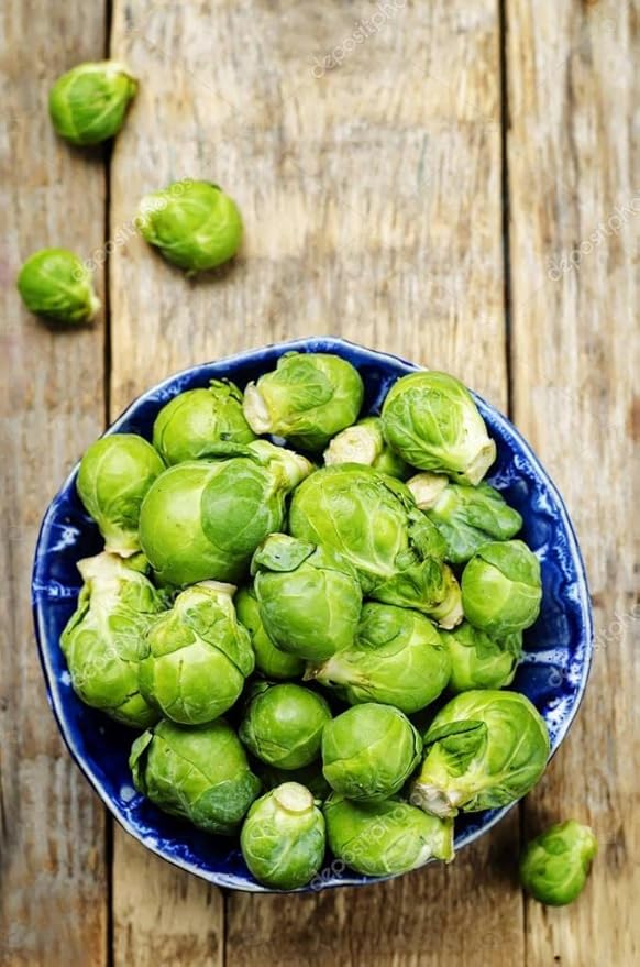 SeedsUP - 300+ Seeds Long Island Brussels Sprouts Cabbage - Vegetable Green
