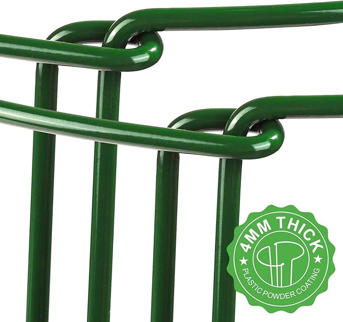 LEOBRO Plant Support, 8PCS Peony Cages and Supports, Plant Stakes for Indoor Plants, Outdoor Plants, Metal Garden Stakes, Plant Holders, Tomato Monstera Hydrangea Support Cage, 10" W x 15.8" H