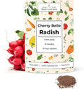 Woods Creek Seeds: Cherry Belle Radish Seeds for Planting - Over 450 Heirloom Non-GMO Radish Seed Pack - Premium Radishes for Sprouting - Fast-Growing Radishes for Your Vegetable Garden