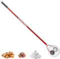 GARDEN WEASEL Medium Nut Gatherer Roller – Nut Collector Tool for Pecans, Hickory Nuts, Golf Balls and More – Yard Picker Upper with Durable Steel Cage and Ergonomic Handle - Newest Model
