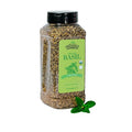 HQOExpress Organic Basil Medium Cut – Non GMO, Kosher, USDA Certified Organic Basil Leaves, Dried and Ground – Peppery and Aromatic Seasoning for Soups, Sauces, Dressings and Salads, 6 oz. Chef Jar