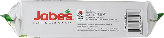 Jobe’s Slow Release Tree and Shrub Fertilizer Spikes, Easy Plant Care for Oak, Maple, Dogwood, Boxwood, and Many More Acid Loving Trees and Shrubs, 5 Count