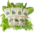 Asian Salad Garden Seed Assortment – 7 Varieties of Asian Greens – Chinese Cabbage, Mizuna, Mustard, Tatsoi, Daikon Sprouts – Non-GMO, Heirloom – Stir-Fry & Salad Mix