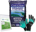 Coast of Maine MO1000 Monhegan Black Earth Lawn Soil 1 cf with My Garden Pool 7-in-1 Soil Test Strips, 20 ct. and Claw Gardening Gloves
