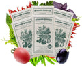 Asian Vegetable 6 Pack Container Garden Seed Assortment – Tomato, Pepper, Japanese Eggplant, Chrysanthemum Greens, Basil, Chinese Celery – Indoor & Outdoor Patio Balcony Growing – Non-GMO Seeds