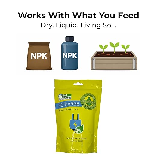 Real Growers Recharge 2 oz – Explosive Root Growth with Mycorrhizae for Living Soil & Coco Coir