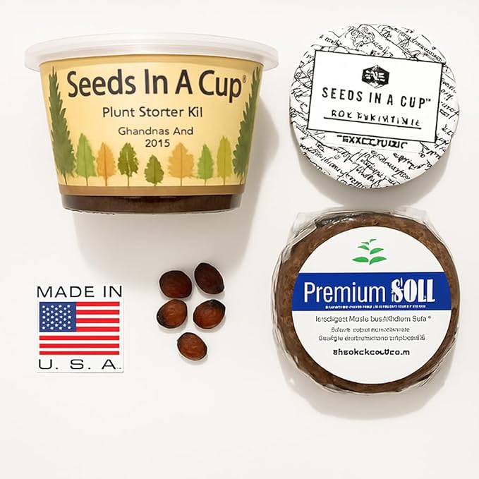 Seeds In A Cup - Plant Growing Kit-: Vegetable and Herb Growing Kit (Sunflower)