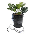 Hydroponics Growing System Kit 5-Gallon Deep Water Culture Recirculating Drip Grow System Indoor Garden Grow System with Hose, Air Pump, and Air Stone (1 Bucket + Drip Irrigation)