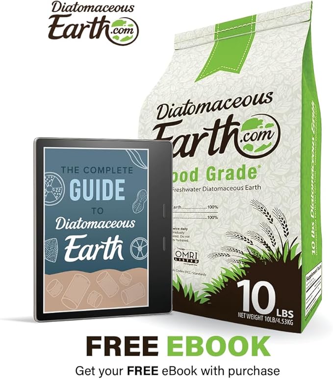 DiatomaceousEarth Food Grade Diatomaceous Earth – 10lb | 100% Organic, All-Natural Powder | Safe for Humans & Pets | OMRI Listed for Organic Use