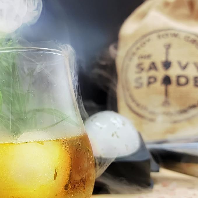 Cocktail Herb Garden Kit Indoor – Grow Your Own Cocktail Kit with Ice Ball Maker and Non-GMO Heirloom Lavender Seeds, Mint Seeds, Rosemary Seeds, Basil Seeds – Housewarming Gift