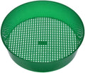 2 Pcs Round Garden Soil Sieve Garden Sieve Plastic Mesh Screen Sets, Used to Filter Small Gravel, Soil, and Sand Sieves