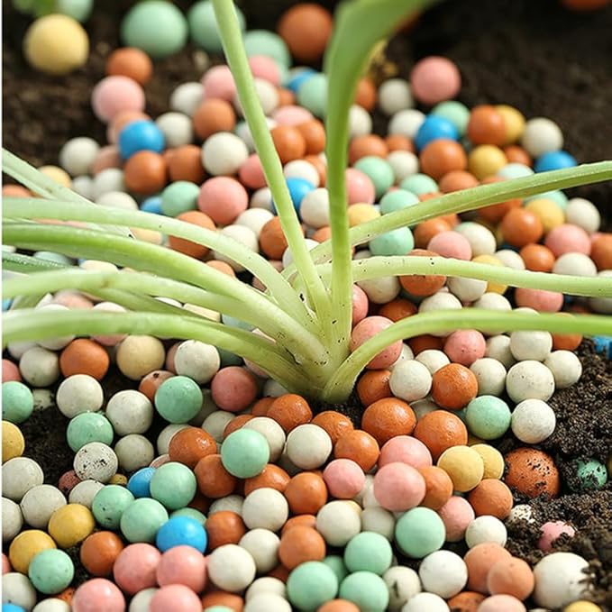 2 lb Clay Pebbles Clay Balls for Plants 6mm-8mm Mini Hydroponics Ceramic Ball Horticultural Grade Succulent Soil,for Plant Pots Vase Fillers Hydroponic Growing,Colourful