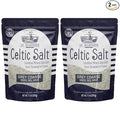 Le Marinier Celtic Salt Organic Grey Coarse, 1.1lb - 18oz Pack of 2. Mineral Rich Unrefined French Sea Salt 100% Natural, Hand Harvested (1.1lb Grey Coarse - Pack of 2)