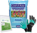 Coast of Maine AP3500 Annuals Planting Soil 20 qt with My Garden Pool 7-in-1 Soil Test Strips, 20 ct. and Claw Gardening Gloves