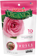 Jobes 04128 10 Pack Organics Rose Fertilizer Spikes