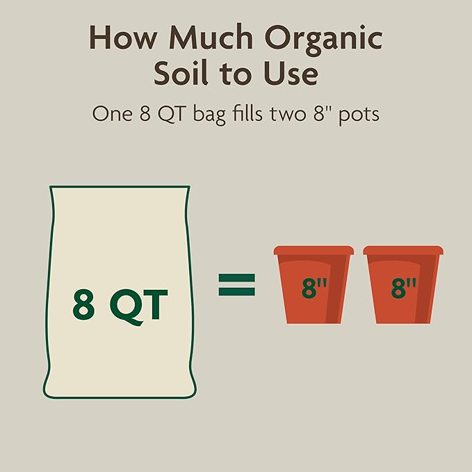 Miracle-Gro Organic Indoor Potting Mix - Protects Against Over and Under Watering, Planting Soil for Indoor Container Plants, Houseplants and Starter Plants, OMRI Listed, 8 qt.