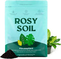 Rosy Soil Indoor Potting Soil for House Plants - Organic Potting Soil Mix for Indoor Plants - Enriched w/Root-Boosting Biochar for Foliage Plants, Flowers, Herbs - Peat Free, Less Prone to Gnats - 4qt