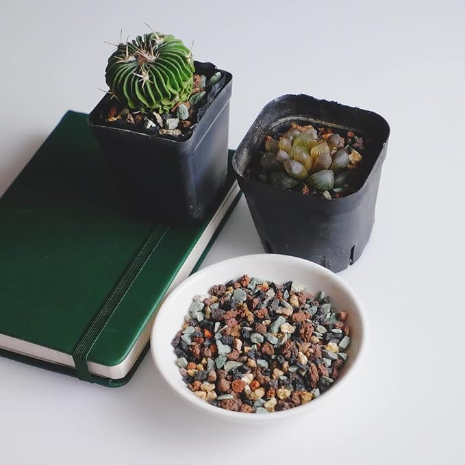 15LB Mix Lava Rocks for Plant Gravel Pebbles for Bonsai Succulent Potting Soil, Top Dressing and Terrarium Plants,