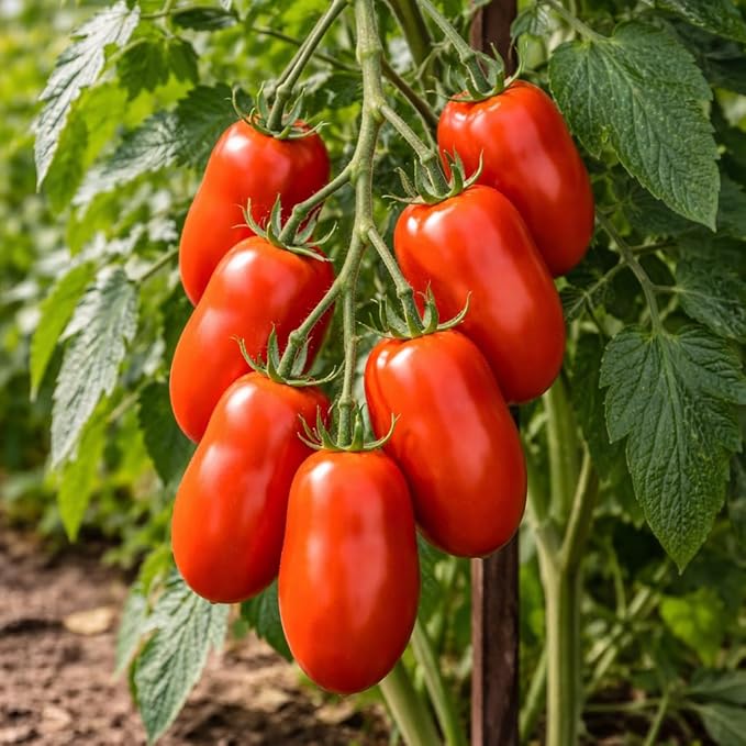 Tomato Seeds Collection – Heirloom Tomato Varieties for Planting: Beefsteak, Large Red Cherry, San Marzano, Yellow Brandywine – Vegetable Garden Seeds