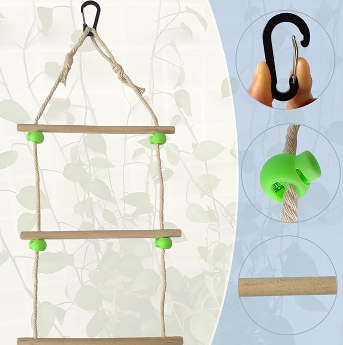 Wooden Ladder for Plants,DIY Indoor Outdoor Plant Ladders, Easy to Install,Garden Trellis for Climbing Plants Indoor,Modern Design for Home & Garden Use