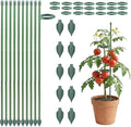 Plant Stakes Set, 2026 New Plant Support Stakes with Clips, Adjustable Plant Support Structures for Indoor Outdoor, Plant Holder Sticks for Stabilizer Tall Potted Plants, Monstera,Orchids (10, 17.7in)