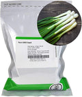 Tokyo Long White Bunching Onion Garden Seeds - 1 Oz ~8,400 Seeds - Non-GMO, Heirloom Vegetable Gardening & Micro Greens Seed