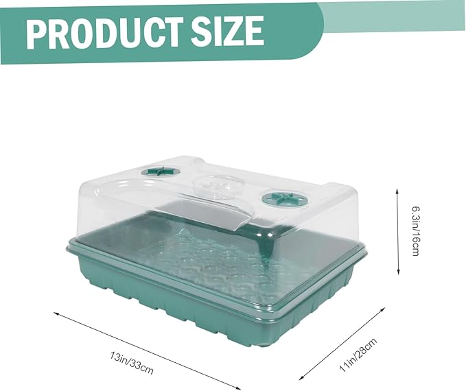 POPETPOP Mini House Growing Case Planting Nursery Tray Heat Moisture Preservation Cover