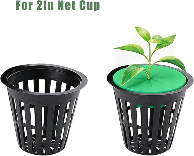 30 Pack Hydroponic Cloning Collars with Spoke Design, Reusable Foam Inserts for 2 Inch Net Cups, Compatible with Aerogarden Pods, DIY Cloner, Hydroponic Tower – Better Than Neoprene