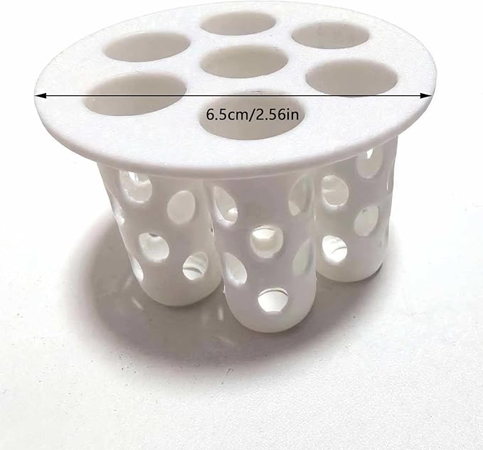 Green Onion Grow for Mason Jar Lid of 6cm,Minimal Kitchen Garden Propagation Station,3D Printed Easy Hydroponic Insert White