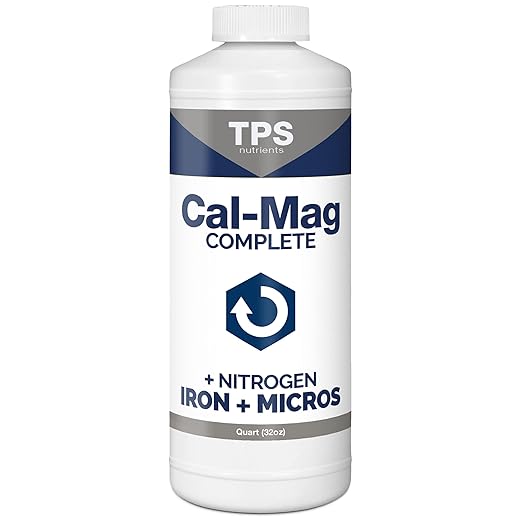 Cal-Mag Complete – Calcium Magnesium Supplement with Micronutrients to Correct Deficiencies in Soil & Hydroponics, 32 oz