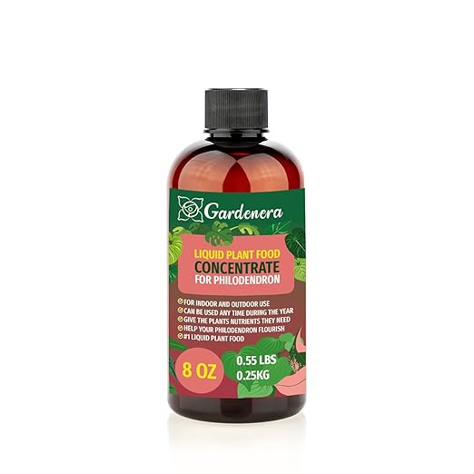 Gardenera Plant Growth Superfood for PHILODENDRON with 18 Vitamins & Minerals - Organic Plant Food Fertilizer - Micro-Fungi and Bio-Organisms for PHILODENDRON Plant Care & Growth Enhancement - 8oz