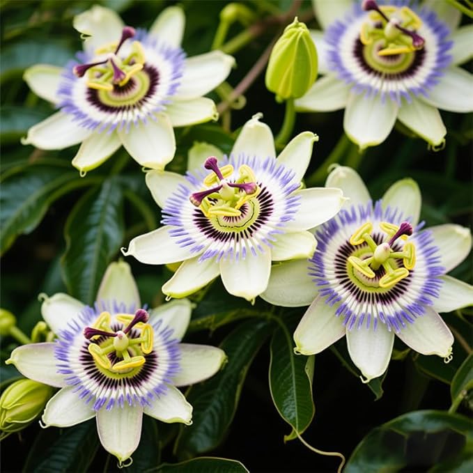 45+ Perennial Passiflora Caerulea Passion Flower Seeds for Planting-Non-GMO Heirloom Plant Seeds Garden Outdoor