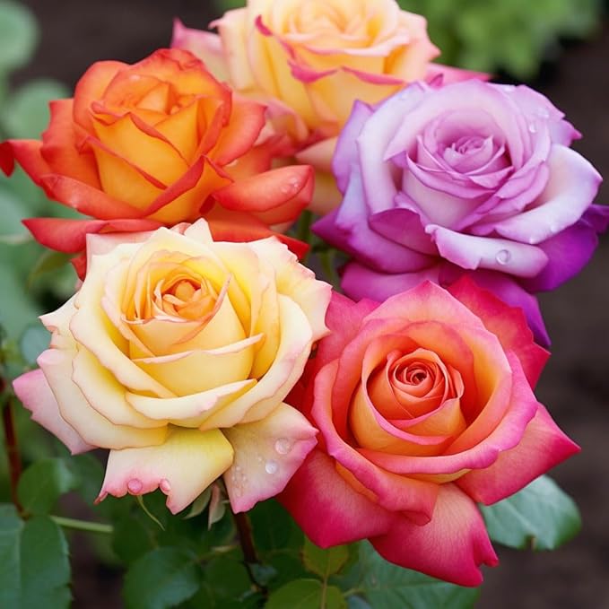 250+ Mix Climbing Roses Flowers Seeds -Rose Bushes Vine Climber Rose Seeds for Planting Outdoors-High Germination Rate Ornamental Your Garden