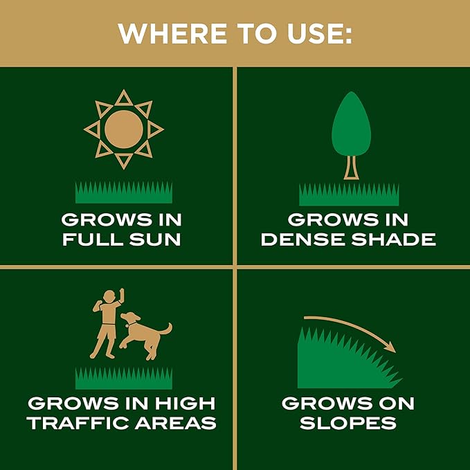 Scotts EZ Seed Patch & Repair Tall Fescue Lawns, Combination Mulch, Seed and Lawn Fertilizer, 10 lbs. (4-Pack)