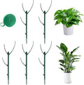 5 Pack Stackable Plant Support Stakes, Stackable Monstera Plant Support Stakes for Indoor Outdoor Plants, Stem Holder Structures Frame, Plant Sticks for Vine Training Stem Stabilization