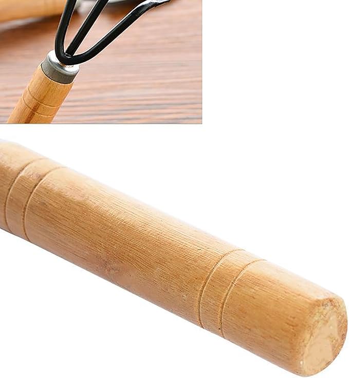 3 Set Gardening Loosening Tools, 6.8 Inch Small Metal Loosening Soil and Weeding Gardening Hand Tools for Planting and Flower (3)