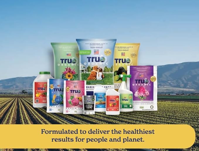 True Organic All Purpose Liquid Plant Food - Liquid Fertilizer 16oz - CDFA, OMRI Listed for Organic Gardening NPK 3-2-2- Case of 6