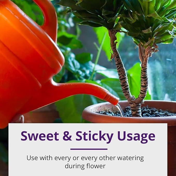 Humboldts Secret A & B Liquid Hydroponics Fertilizer - Nutrients for Outdoor, Indoor Plants (8 oz) w/Sweet & Sticky – Carbohydrate and Saccharide Energy Source – Energy for Plants (8 oz)