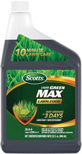 Scotts Liquid Green Max Lawn Food Refill, Lawn Fertilizer and Iron Supplement, for Any Grass Type, 29-0-0, 32 fl. oz.