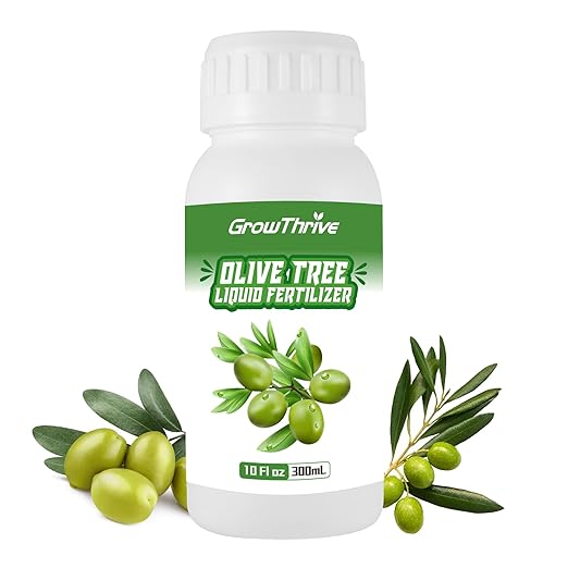 10oz Olive Tree Fertilizer & Nutrient Solution - Organic Microbial Probiotic Plant Food for Green Foliage, Root Growth & Fruit Production