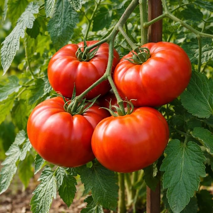 Tomato Seeds Collection – Heirloom Tomato Varieties for Planting: Beefsteak, Large Red Cherry, San Marzano, Yellow Brandywine – Vegetable Garden Seeds