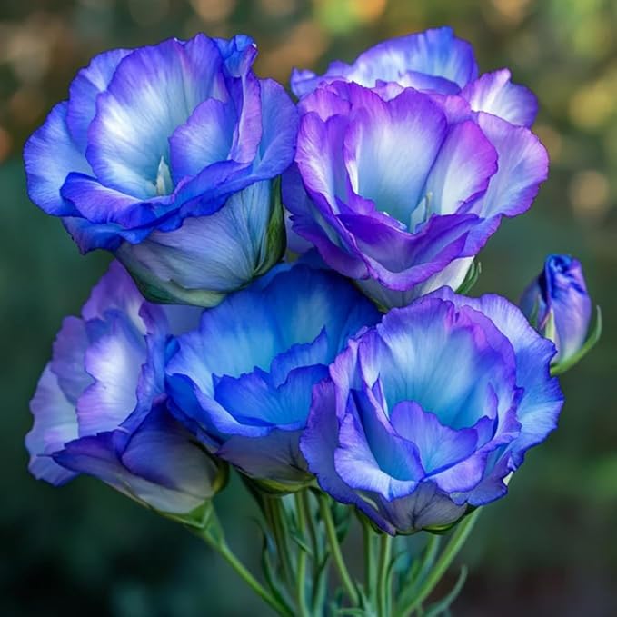 300+ Lisianthus Flower Seeds for Planting-Eustoma Seeds Double Flower Outdoor-Lizzienthus Seed Non-GMO Heirloom Flower Plants Garden Indoor