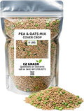 Peas and Oats Cover Crop Seeds – Fast-Growing Soil Builder for Spring or Fall Planting (8 Pounds)