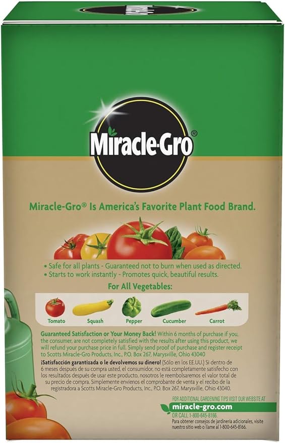 Miracle-GRO 2000422 Plant Food, 1.5-Pound (Tomato Fertilizer), 1.5 lb (Pack of 2)